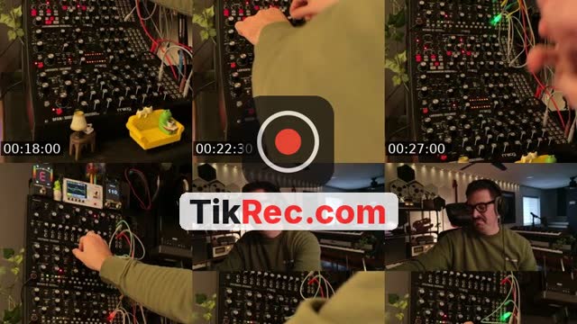 TikTok live: Ambient analog synth LIVE! by @sundrymedia