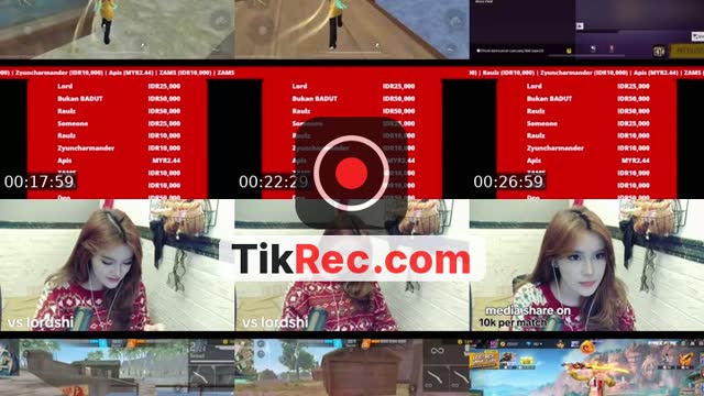TikTok live: 123 lets to live ff by @alyaandtt