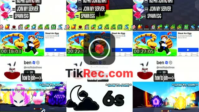 TikTok live: Steal an Egg by @coolsabdadgaming06
