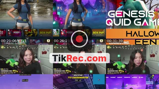 TikTok live: SQUID GAMES COMP by @viciliciousss