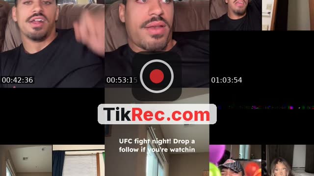 TikTok live: UFC Fight Night Drop a follow! by @christopherlondon__