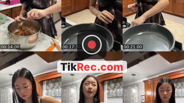 TikTok live: cooking by @mitten_ears