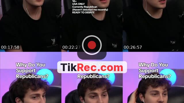 TikTok live: debating MAGA by @parkergetajob