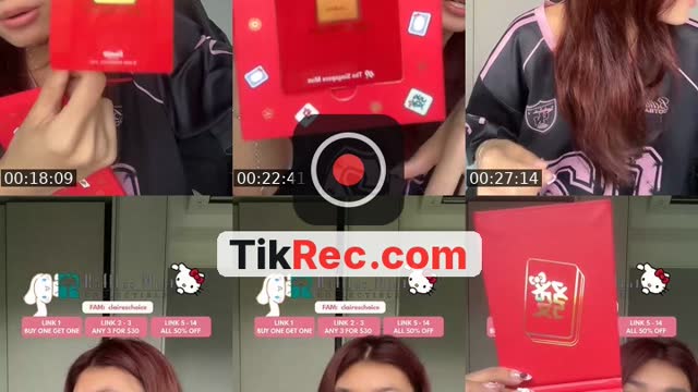 TikTok live: RAFFLES MINT 10.10 SALE!! by @clairee.anastasia