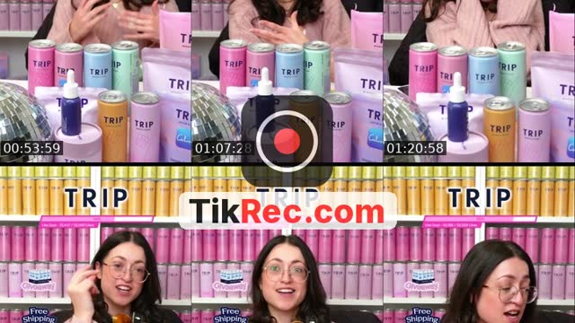 TikTok live: Find your Calm with TRIP ✨ by @trip.drinks