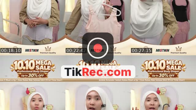 TikTok live: 10.10 SALES 60% OFF  !! by @misthinshapewear02