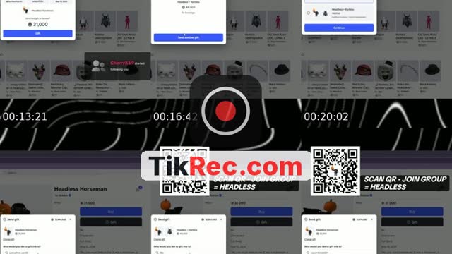 TikTok live: Korblox and HEADLESS by @zero.focus63
