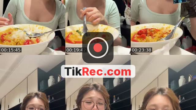TikTok live: mukbang by @ugnyl