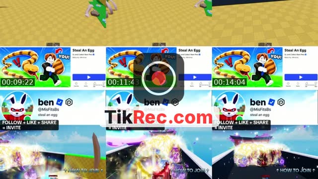 TikTok live: OWNER FROM BEN! STEAL AN EGG! by @probably_games0