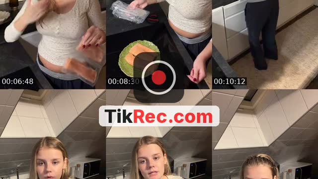 TikTok live: Laga mat med oss💞 by @tyra.linander