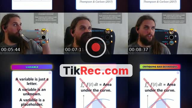 TikTok live: Critiquing Bad Math Definitions by @everyotherodd