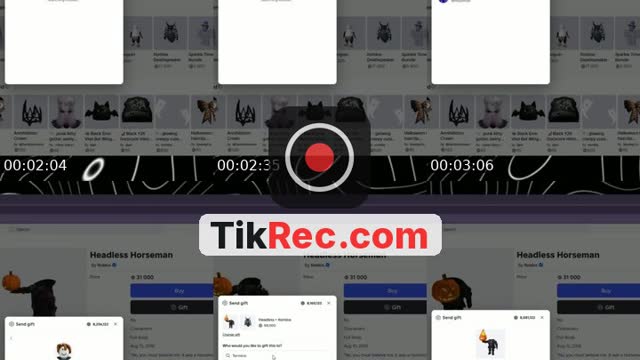 TikTok live: headless + korblox by @un.seen51
