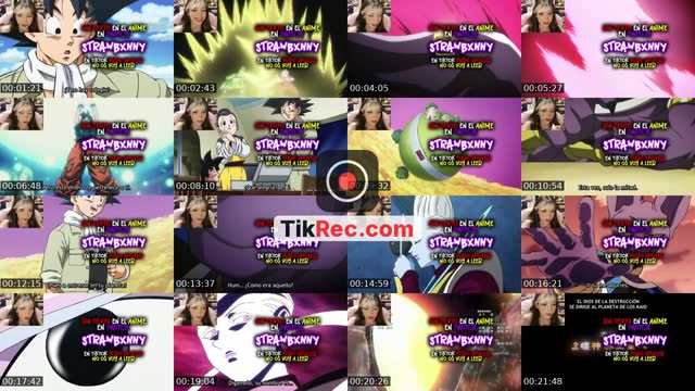 TikTok live: DRAGON BALL SUPER REMAKE by @bxnnyreacts