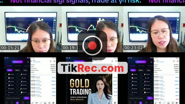 TikTok live: US gold mark by @jenny.tradingtop