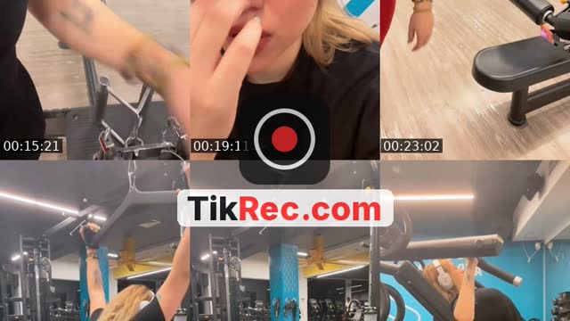 TikTok live: Acompáñame al gym 💪 by @karlajacquelinee
