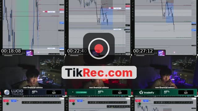 TikTok live: Trading NQ by @alexohtrades