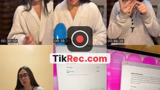 TikTok live: GRWM to sleep  by @jovana2_10