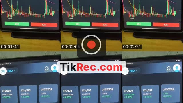 TikTok live: SCALPING AJA by @cumaanalisaaja