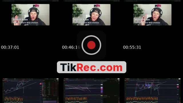 TikTok live: CRYPTO CHARTS WITH CHELSEA #fyp by @thebullishbabecrypto