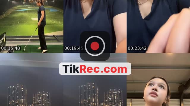 TikTok live: Master golf by @matchablossom22