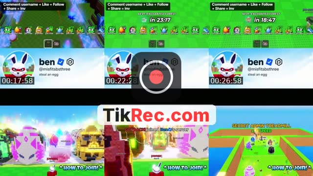 TikTok live: STEAL AN EGG by @rogifter