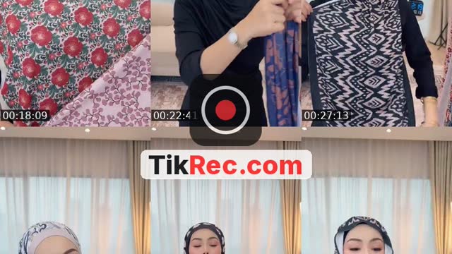 TikTok live: TUDUNG CANTIK 😍 by @theainqurratu