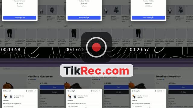 TikTok live: headless + korblox by @un.seen51