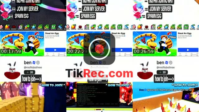 TikTok live: Steal an Egg by @coolsabdadgaming06