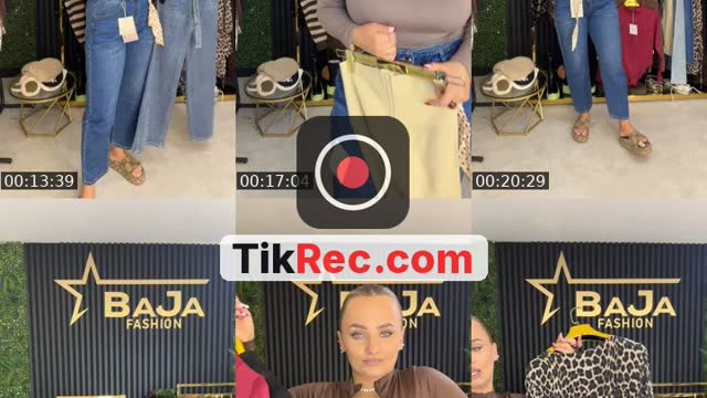 @bajafashionshop TikTok live