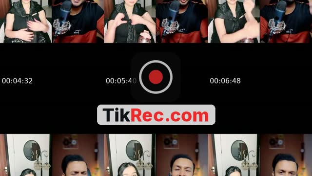 TikTok live: Red saree it is♥️😉 by @avnichaudhary_2006