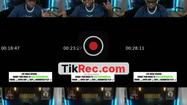TikTok live: REACTING TO CHAT'S MUSIC‼️LO by @morrayda1