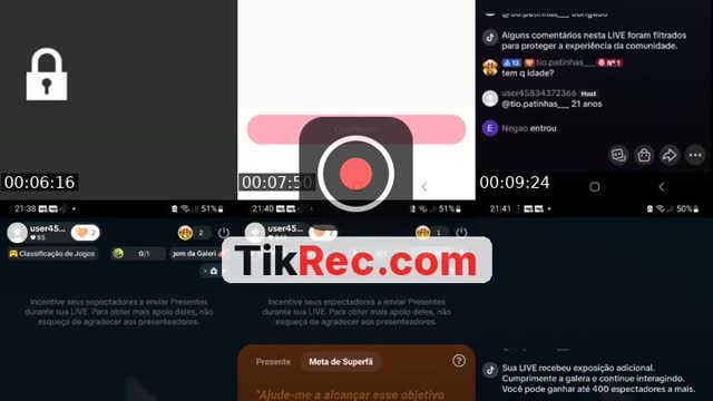 TikTok live: Letícia by @leticiadeoliveriasaores0