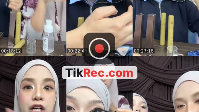 TikTok live: lauching maskara by @c.hzrina