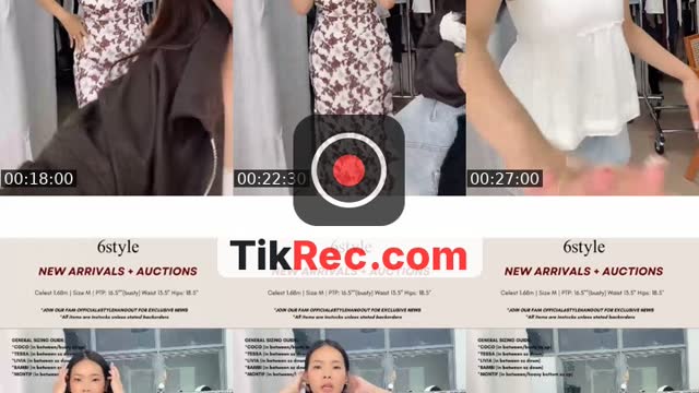 TikTok live: size M try ons post launch 🩶 by @6style