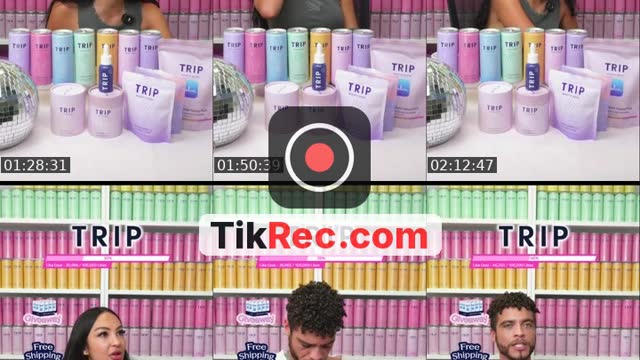 TikTok live: Find your Calm with TRIP ✨ by @trip.drinks