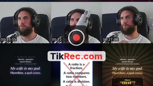 TikTok live: My wife is a god, so god exists by @everyotherodd