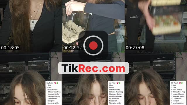 TikTok live: WARNING EXOTIC PETS-(I'm 19) by @skys.animal.zoo