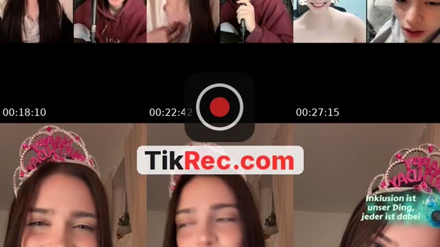 TikTok live: birthday stream🤍✨💗 by @selinegmn