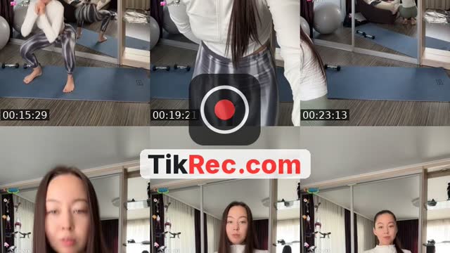 TikTok live: Fitness and yoga int by @linadreamsss