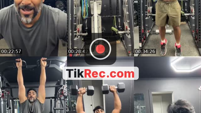 TikTok live: Gym time by @themaniac_physiqu3