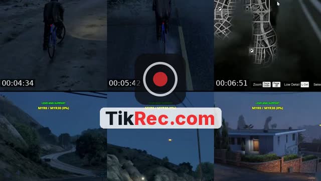 Cycling in GTA V (Rainy vibe) - @i.didz_