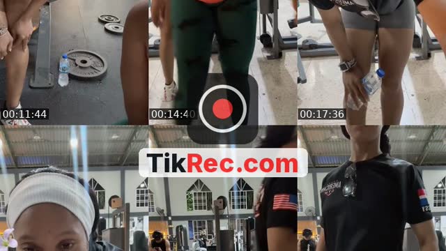 TikTok live: Work gym by @yossyfitcoach