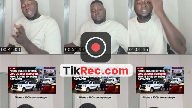 TikTok live: BENIN: prison  civil de cotonou by @mindjomin001