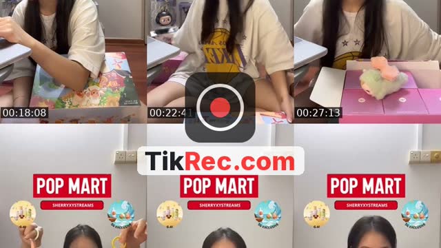 TikTok live: POPMART SG EXCLUSIVE by @sherryxy