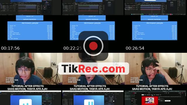 Indonesia TikTok live: editing w bass! by @basscreative.id