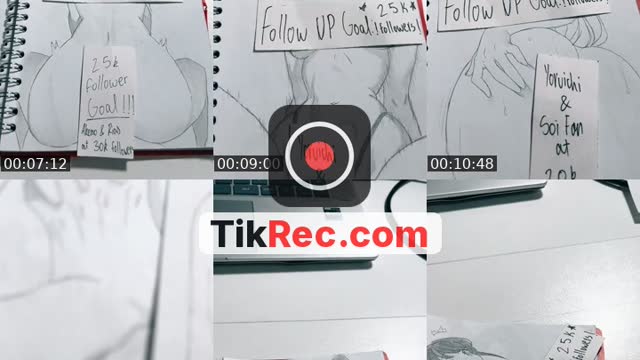 TikTok live: Erm. by @nuttz_artzzz