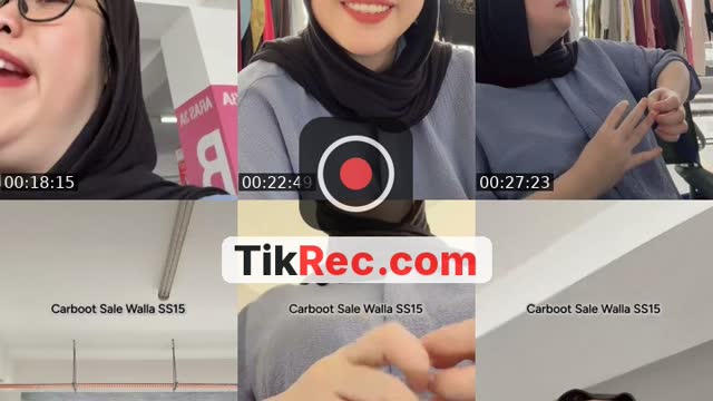 TikTok live: Carboot Sale Walla SS15 by @puteriawani91