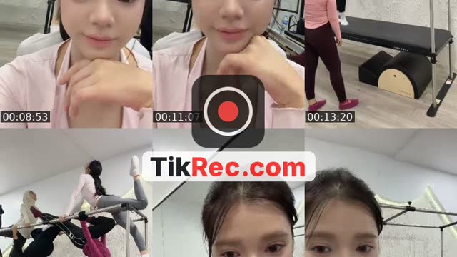 TikTok live: live pilates🤸 by @albyth