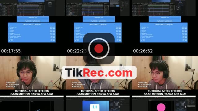 TikTok live: editing w bass! by @basscreative.id