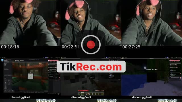TikTok live: no sleep until i beat minecraft by @daikariii